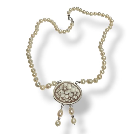 Halskette Mandile 1922 Dame Cammei  in Silber Conchiglia 2KK52931 - 2KK52931